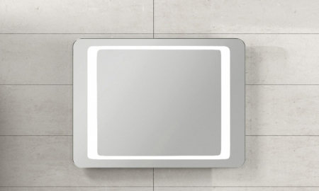 OGLINDA  AGATA 80X60X3 CU LUMINA FLUORESCENTA 2X15W [2]