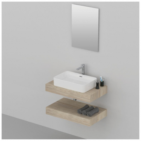 OGLINDA CU LUMINA AMBIENTALA PE 4 LATURI 50X70 LED 27.8W SISTEM DEZABURIRE [1]