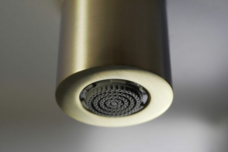 Pălărie de duș, cu baterie de duș, Deante, Silia,auriuiu periat [7]