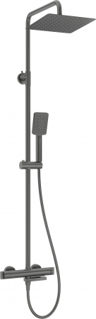 Pălărie de duș, cu baterie pentru cadă, cu termostat, Deante, ,Titanium [1]