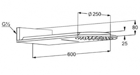 CAP DUS A-QA NEW FUSION SLIM 250 MM 2 JET [1]