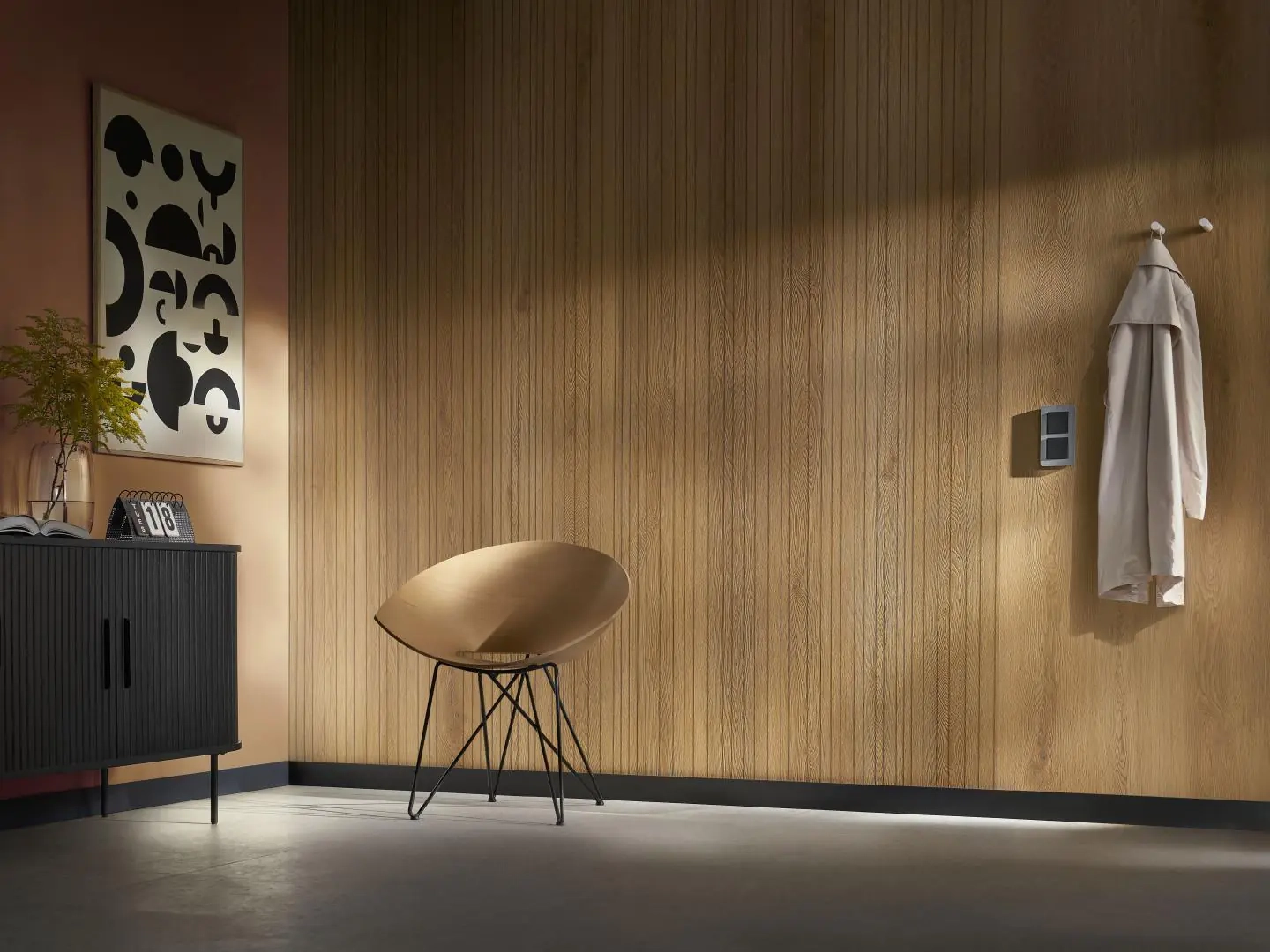 SPC Wall pentru placarea peretilor - panou-riflat-spc-arbiton-fluted-asturia