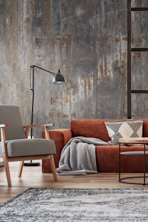 SPC Wall pentru placarea peretilor - Panouri SPC Rocko Tiles R120 Native Steel - Decor Industrial Premium Kronospan