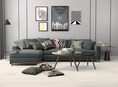 Parchet laminat - Parchet laminat Classen clasa AC4, 8 mm 832-4 WR Oak White Creme