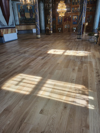 Parchet Triplustratificat Stejar Caramel Grande Scurt [5]