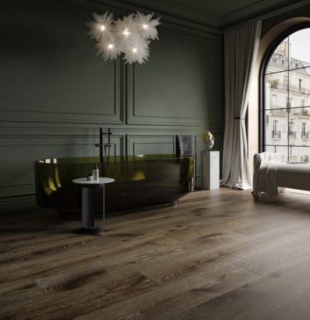 Parchet SPC - Parchet Vinil Barlinek Stejar Coffee - Nuanțe Elegante, Rezistență la Apă și Montaj Rapid