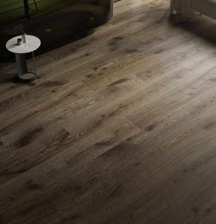 Parchet Vinil Barlinek Stejar Coffee cu substrat integrat - Nuanțe Elegante, Rezistență la Apă și Montaj Rapid [2]