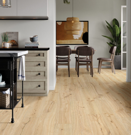 Parchet SPC - Parchet Vinil Barlinek Stejar Sand cu substrat - Nuanțe Moderne, Rezistență la Apă și Compatibilitate cu Încălzirea în Pardoseală