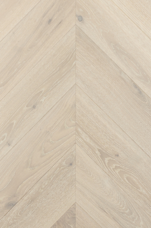 Parchet dublustratificat - Parchet Chevron Rimini - stejar Natur periat, hardwax oil Osmo