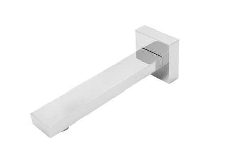 Pipe pt curgere - Pipa fixa rectangulara Inula, pentru baterie incastrata, 196 mm, 1/2", crom