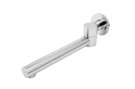 Pipe pt curgere - Pipa mobila rotunda Inula, pentru baterie incastrata, 244 mm, 1/2", crom