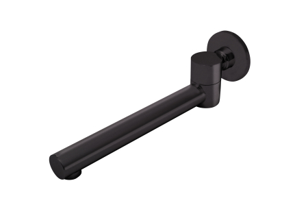 Pipe pt curgere - Pipa mobila rotunda Inula, pentru baterie incastrata, 244 mm, 1/2", negru