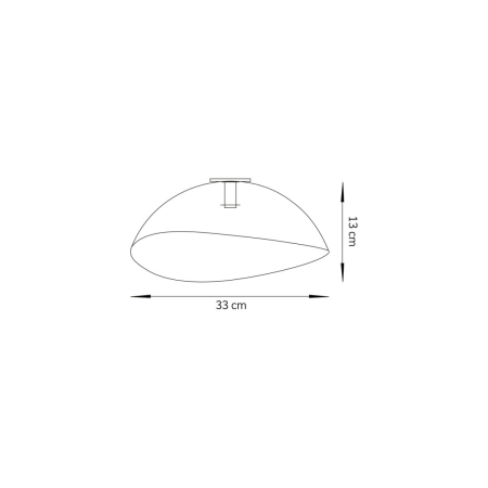Plafonieră SIGMA SOLARIS S Negru–Auriu, Oțel + Compozit Mineral, Design Modern, 1xG9 [2]