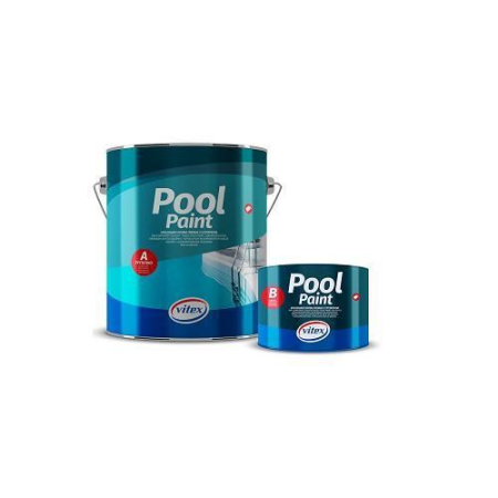 Protecție pentru lemn și piatră - Vopsea bicomponentă pentru piscine VITEX Pool Paint, comp. A+B, alb, 3,5L