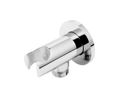 Racord pt baterii ingropate - Racord dus rotund Inula pentru baterie incastrata, cu suport dus, 1/2", crom