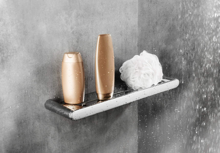 Raft, montare pe perete, Deante, Round,Cromat [2]