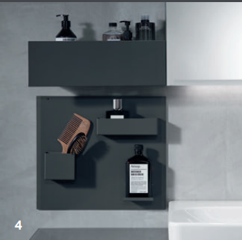 ETAJERA SMYLE SQUARE 45X14.8X15 LAVA MAT [2]