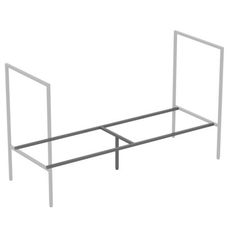 Dulapuri baza si blaturi lavoar - RAMA ADAPTO 1200X465 PENTRU INSTALARE DE SINE STATATOARE GRI INCHIS METALIZAT