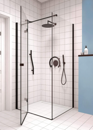 Bară de susținere cu montare pe perete, în formă de potcoavă - 2în1, Deante, ,Negru [5]