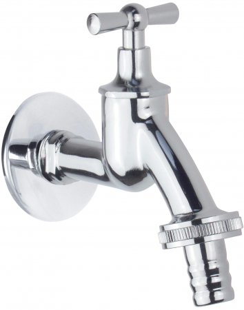 Accesorii diverse - Robinet cu bilă, tip de evacuare de grădină, cu adaptoare - 1/2&quot;, Deante, ,Cromat