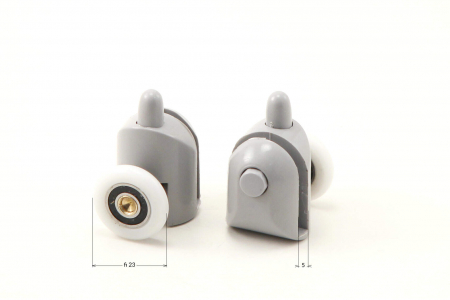 Role inferioare, detașabil, pentru sticle de 5 mm - FI 23 mm, Deante, , [1]