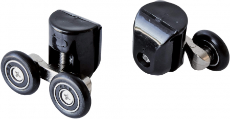 Pare, furtunuri si accesorii dus - Role superioare, dublu, pentru sticle de 5 mm, Deante, ,