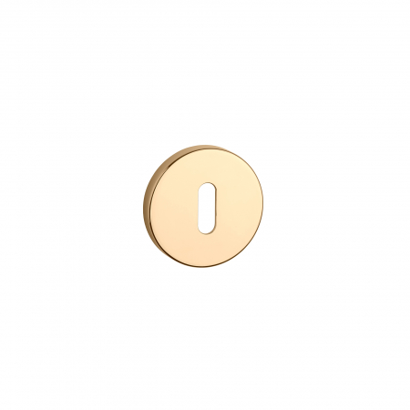 Rozete pentru manere - Rozeta APRILE R SLIM 7MM LG - auriu lucios OB