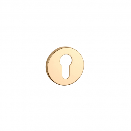 Rozete pentru manere - Rozeta APRILE R SLIM 7MM LG - auriu lucios PZ