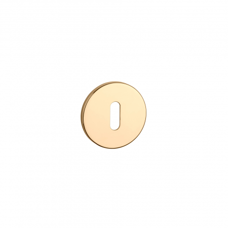 Manere si rozete pentru usi - Rozeta APRILE R SUPER SLIM 5MM LG - auriu lustruit OB