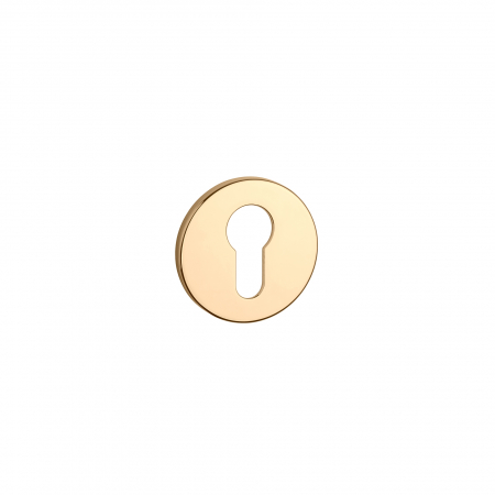 Manere si rozete pentru usi - Rozeta APRILE R SUPER SLIM 5MM LG - auriu lustruit PZ