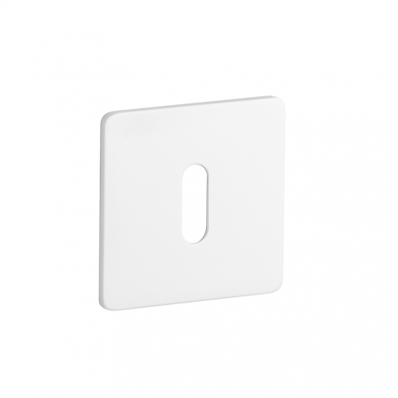 Rozete pentru manere - Rozeta STERK KVADRAT 1710 ULTRA SLIM 3MM WH - alb mat OB