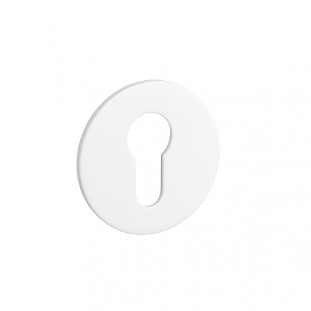 Rozete pentru manere - Rozeta STERK OVAL 1711 ULTRA SLIM 3MM WH - alb mat PZ