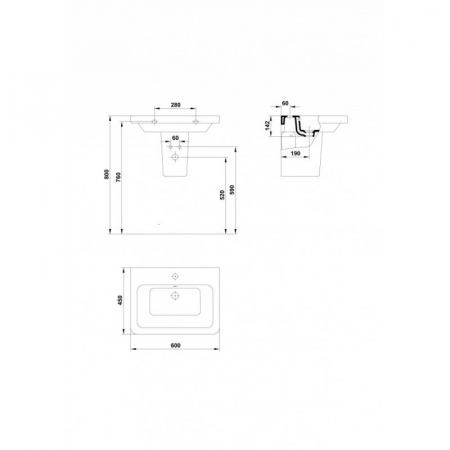 PIEDESTAL SUSPENDAT STREET SQUARE ALB [1]