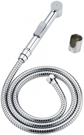 Pare, furtunuri si accesorii dus - Set Bidetta, cu suport fix, Deante, Bidetta,Cromat