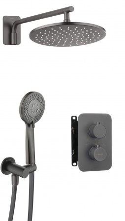 Seturi baterii - Set de duș cu montare îngropată, cu BOX cu termostat