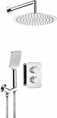 Sisteme de dus - Set de duș cu montare îngropată, cu BOX cu termostat