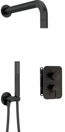 Sisteme de dus - Set de duș cu montare îngropată, cu BOX pentru baterie - Cu pară de duș