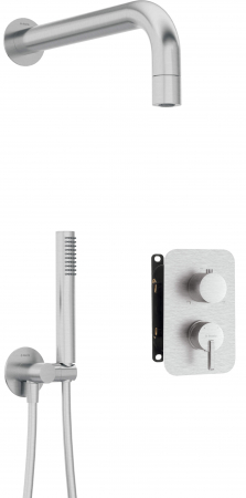 Sisteme de dus - Set de duș cu montare îngropată, cu BOX pentru baterie - Cu pară de duș