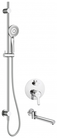 Seturi baterii - Set de duș cu montare îngropată, cu gură de baie