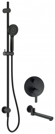 Sisteme de dus incastrate - Set de duș cu montare îngropată, cu gură de baie