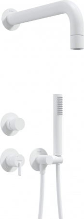 Import - Set de duș cu montare îngropată, cu pălărie de duș fixă