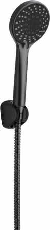Baie - Set de duș, cu suport fix, Deante, Avis,Negru