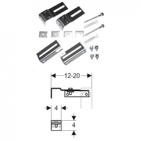 Rezervoare wc - SET FIXARE RAPIDA UP182 CAL. I
