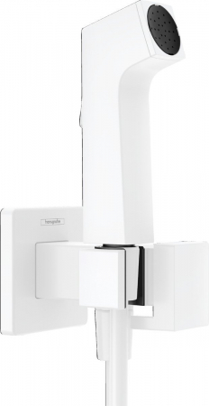 Seturi de dus - SET DUS INCASTRAT IGIENA INTIMA E CU MIXAJ, SUPORT DUS, FURTUN 1,25M, ALB MAT ( NECESITA CORP INCASTRAT 29235180)