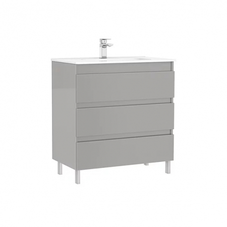Seturi mobilier baie - MOBILIER DAILY STATIV 80X46X56.5 GALET LUCIOS,3 SERTARE,CU LAVOAR