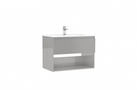 Baie - MOBILIER DAILY 80X46X56.5 GALET LUCIOS,1 SERTAR+RAFT,CU LAVOAR