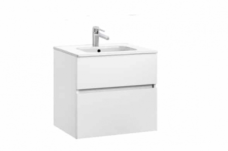 Baie - MOBILIER JADE 59.5X44.5 CM WHITE + LAVOAR SMILE 61X46