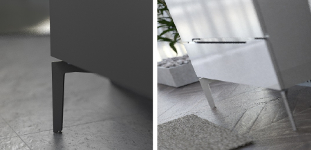 SET PICIOARE MOBILIER SIENA (2 BUC), GRAFIT MAT [1]