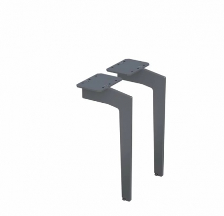 Dulapuri baza si blaturi lavoar - SET PICIOARE MOBILIER SIENA (2 BUC), GRAFIT MAT