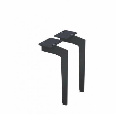 Dulapuri baza si blaturi lavoar - SET PICIOARE MOBILIER SIENA (2 BUC), NEGRU MAT